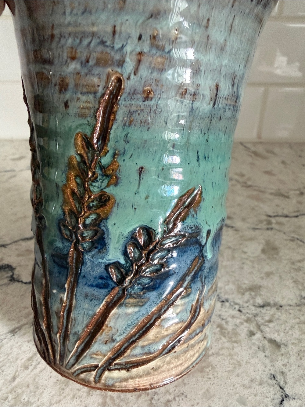 Handmade Pottery Vase - Picture 6 of 7